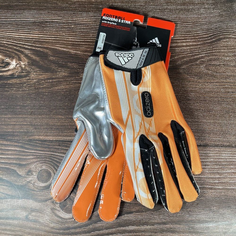 Adidas Football Adizero 5 Star XXL Grip Glives Tennessee Orange Griptack New